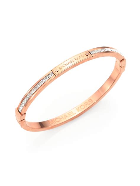 michael kors brilliance crystal bangle|michael kors bangles for women.